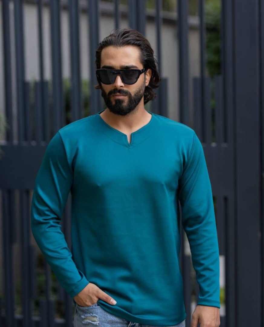 تیشرت نیم زیپ نیم یقه مراکشی مردانه اورجینال استایل اولد مانی old money -ارجینال