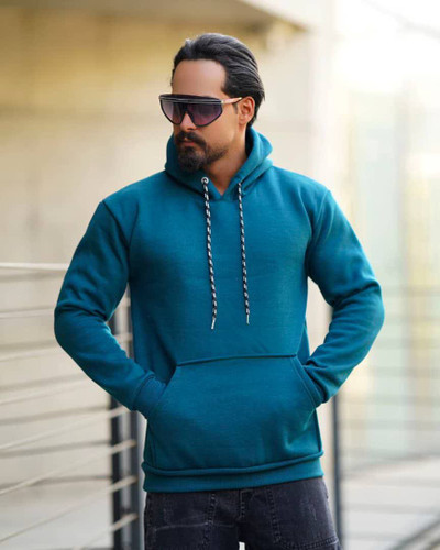 هودی سه نخ ترک رنگ سبز