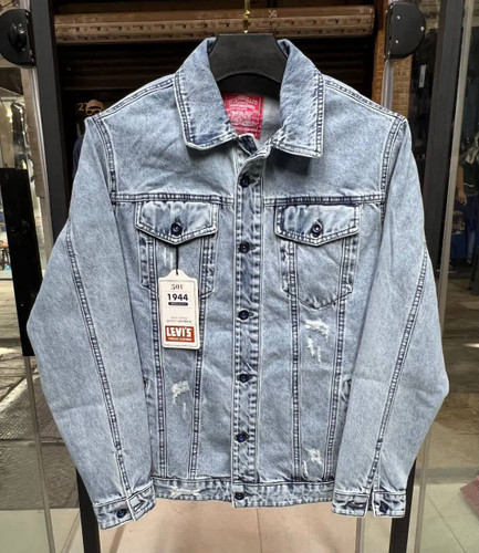 کت لی اورجینال ترک LEVIS رنگ آبی یخی