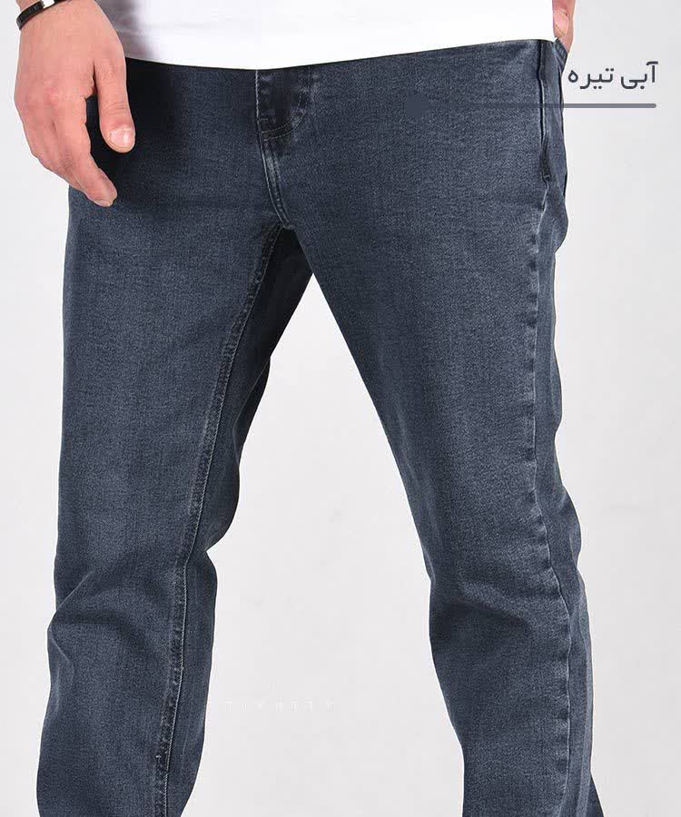 شلوار جین سرمه ای راسته تولید شرکت Lcon