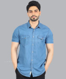 پیراهن لی پارچه ترک - دوخت شرکت L CON -آستین کوتاه رنگبندی کامل (ارجینال)
