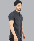 پیراهن لی پارچه ترک - دوخت شرکت L CON -آستین کوتاه رنگبندی کامل (ارجینال)