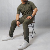 خرید ست تیشرت و شلوار مراکشی یقه گرد خاص