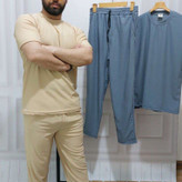 خرید ست تیشرت و شلوار مراکشی یقه گرد خاص